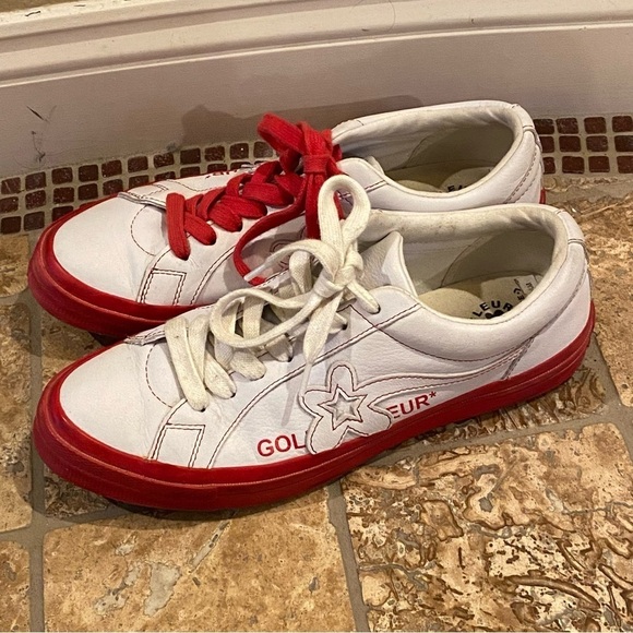 Converse x Golf Lê Fleur x One Star Ox Tyler the Creator Shoes 9.5Men 11.5Women - Picture 3 of 9